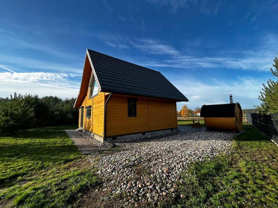 Villa Dom Male Mazury Drozdowo Esterno foto